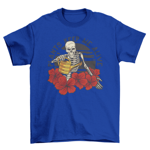 Spooky Plant Skeleton T-Shirt