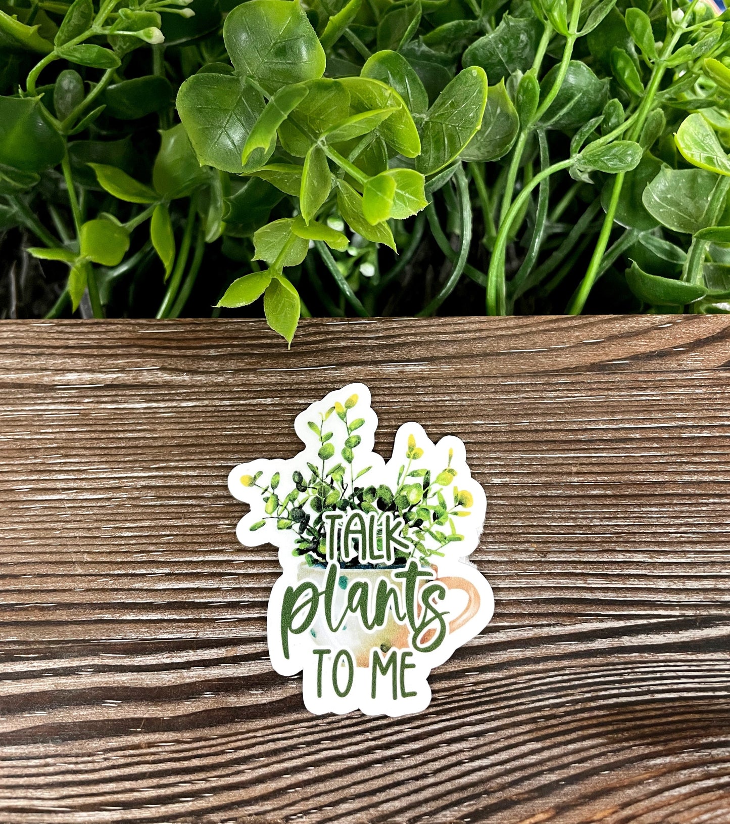 Talk Plants to Me Sticker