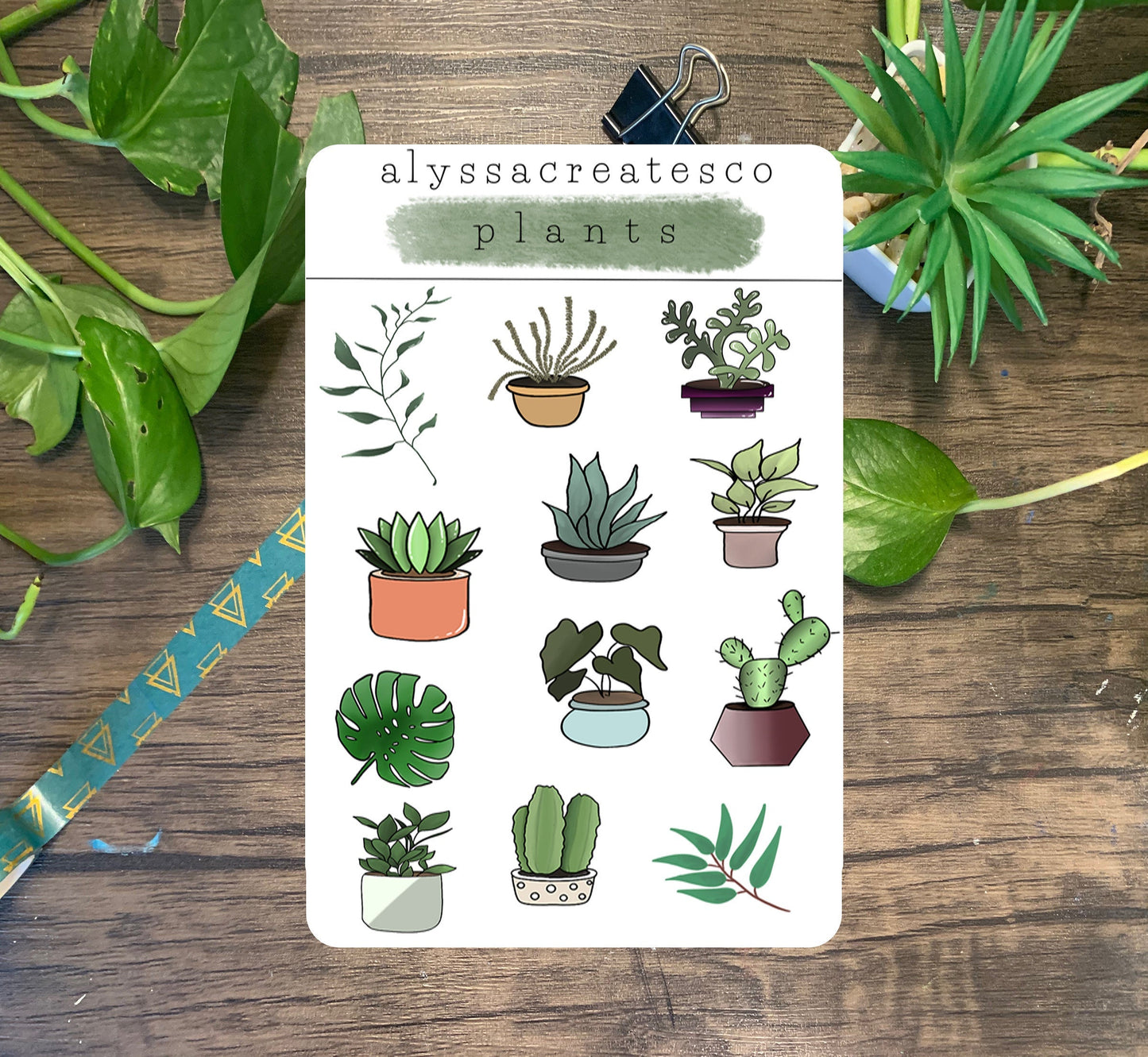 Plants Sticker Sheet