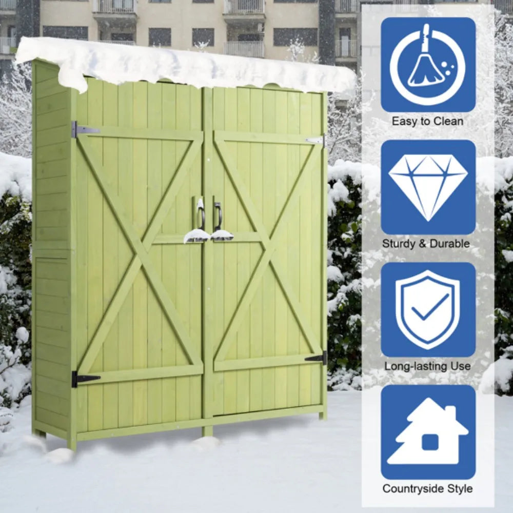 Fir Wood Shed Garden Storage Shed