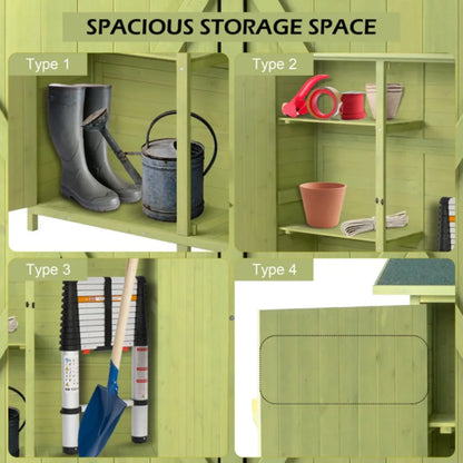 Fir Wood Shed Garden Storage Shed