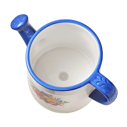 Vintage Inspired Watering Can Ceramic Planter