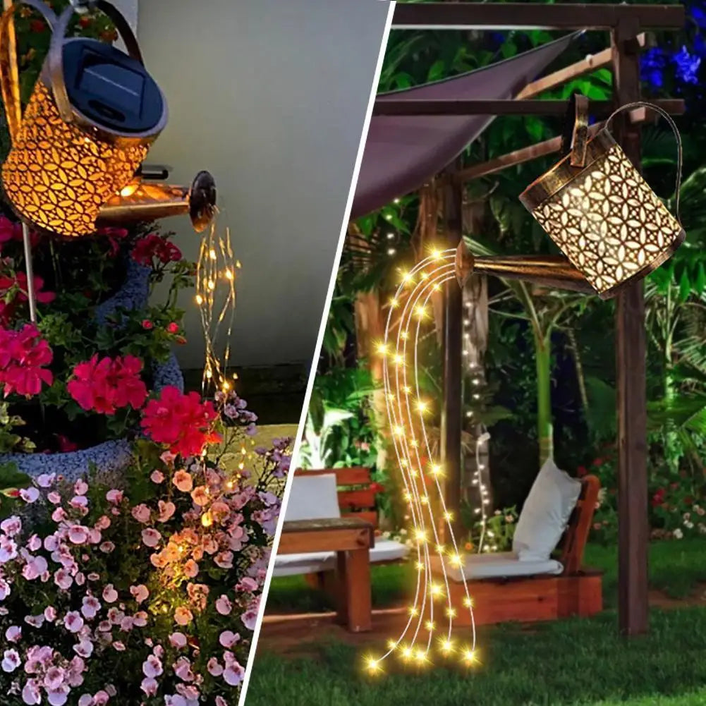 Solar Watering Can Light Garden Kettle