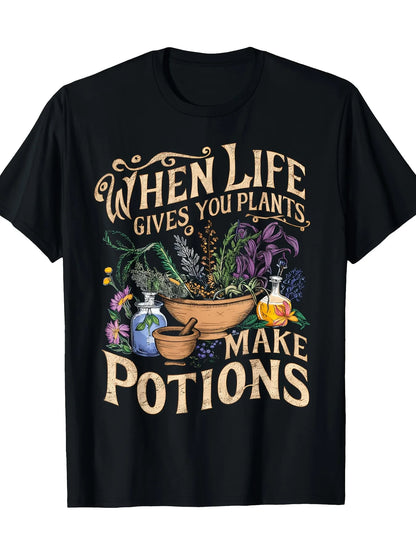 Plant Dads' Herbalist Pun T-Shirt