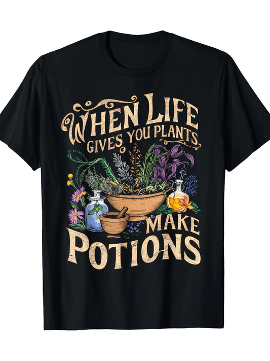 Plant Dads' Herbalist Pun T-Shirt