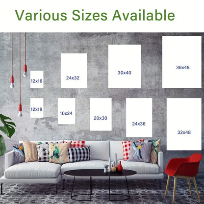 Cactus plant farmhouse wall art poster, aesthetic flower poster,1.5 inch thick pine solid wood frame