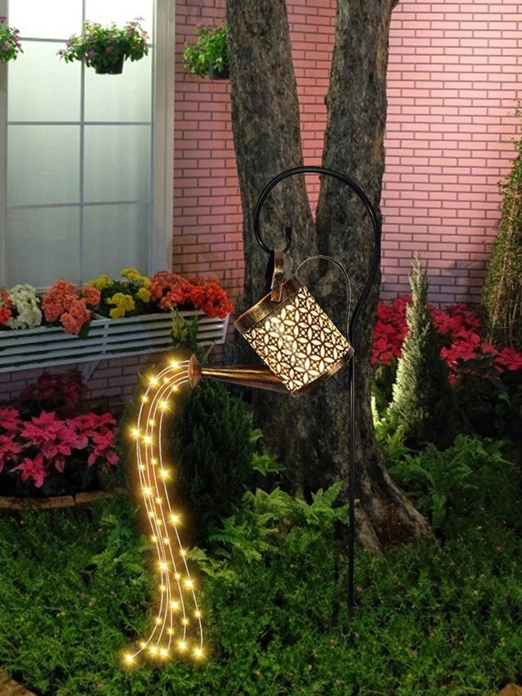 Solar Watering Can Light Garden Kettle