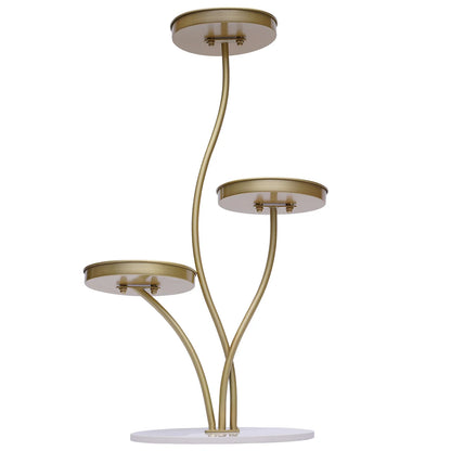 Plant Stand 3-Tier Metal Flower Pot Rack Holder for Succulent Indoor Outdoor Home Garden Decoration