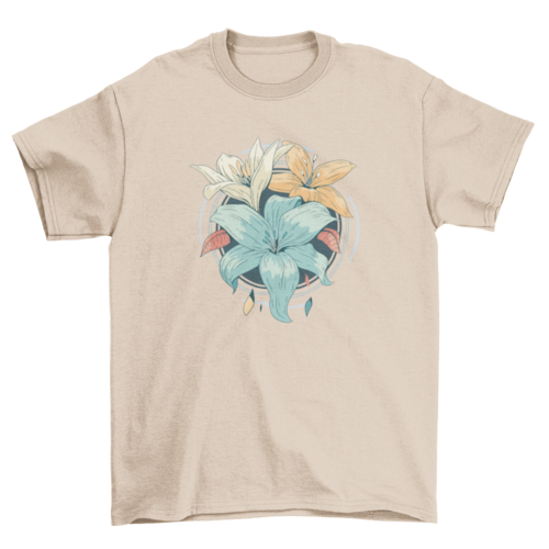 Beautiful Lily flowers Plant t-shirt