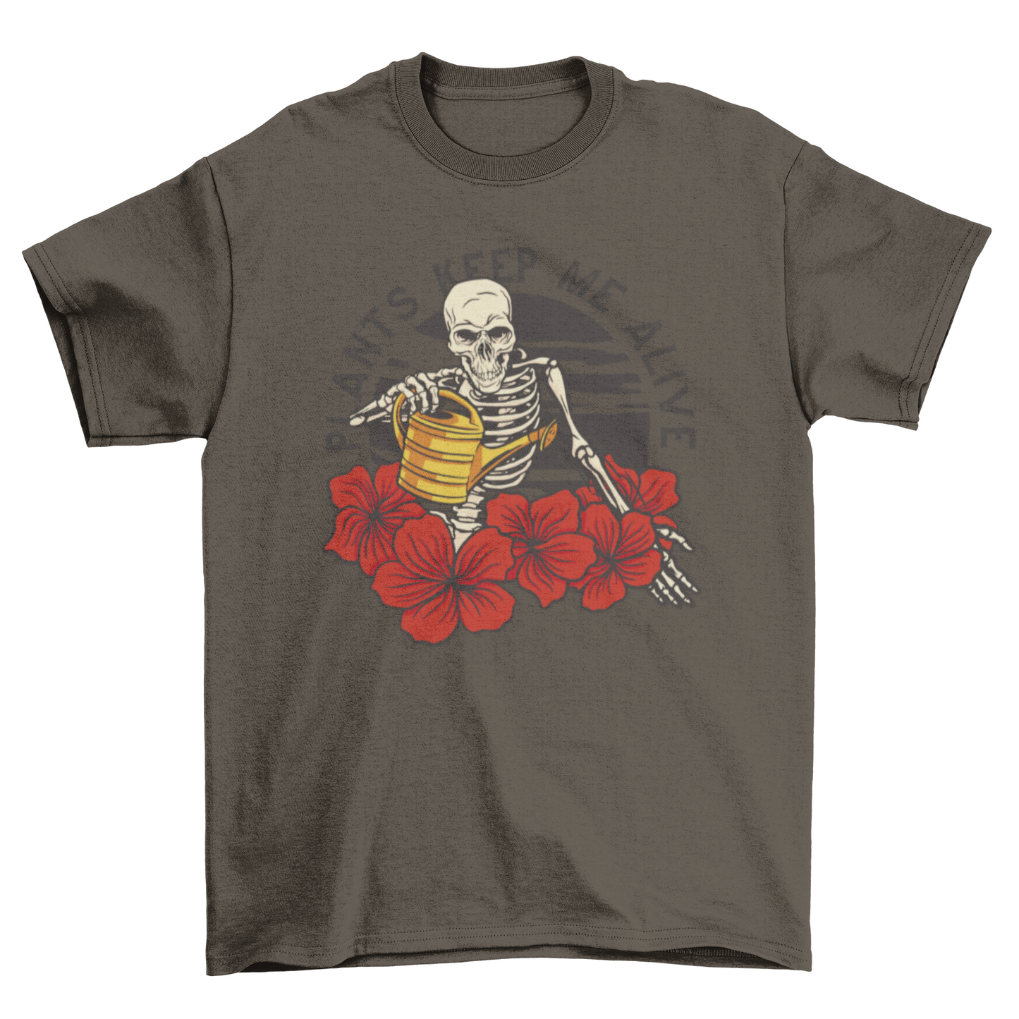 Spooky Plant Skeleton T-Shirt