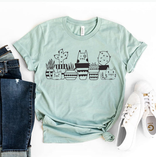 Cats & Plants T-shirt