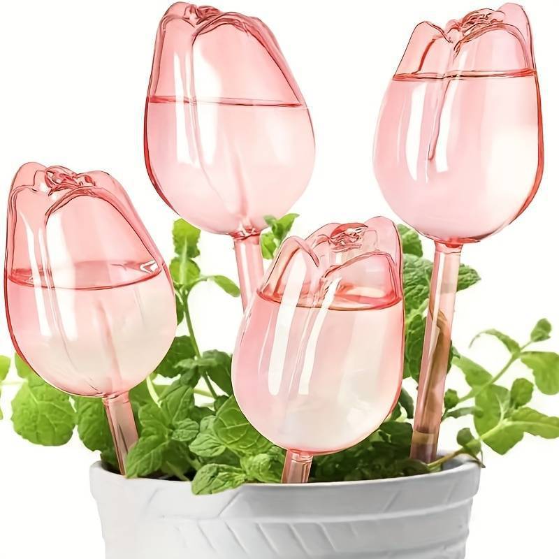 Pink Tulip Plant Watering Balls